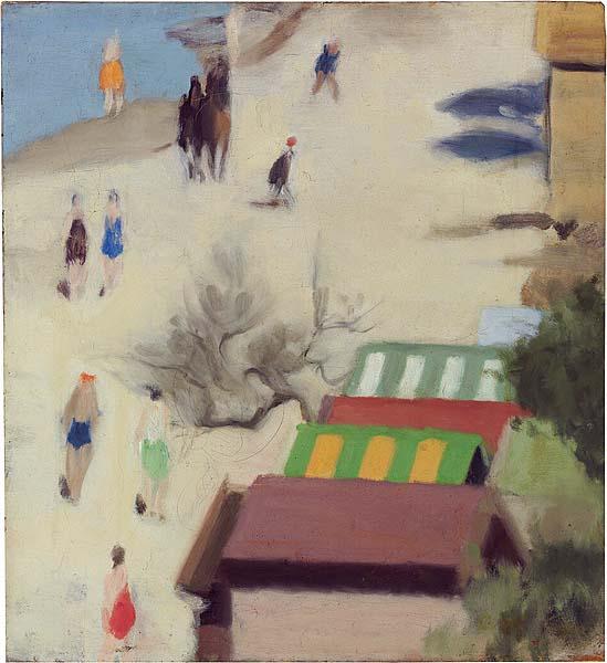Clarice Beckett Sandringham Beach oil painting image